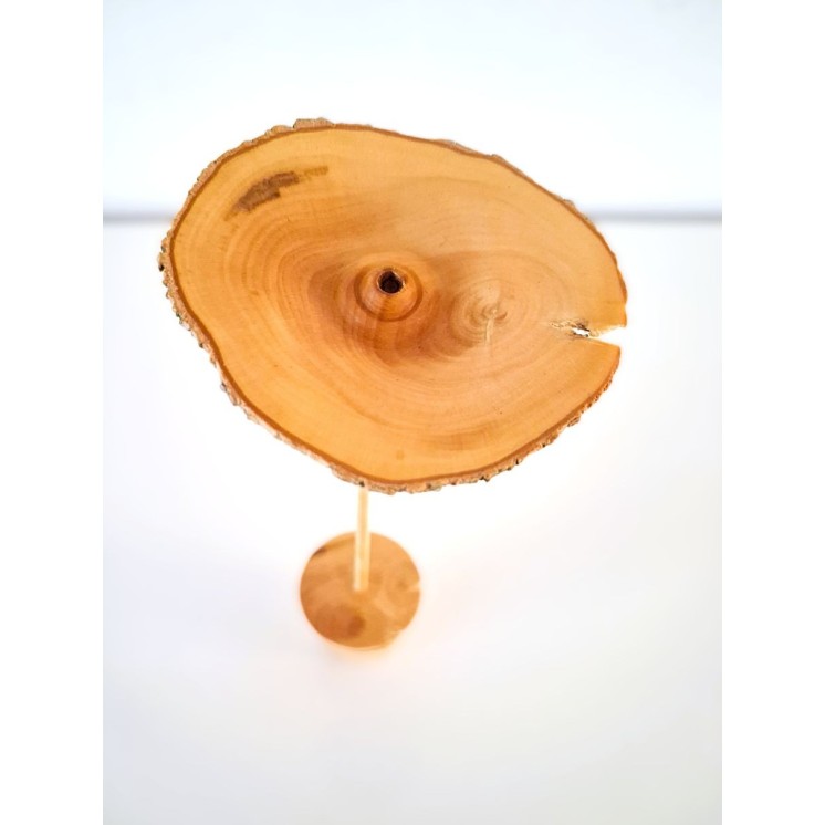 Fleur en buis | Pièce unique tournée à la main