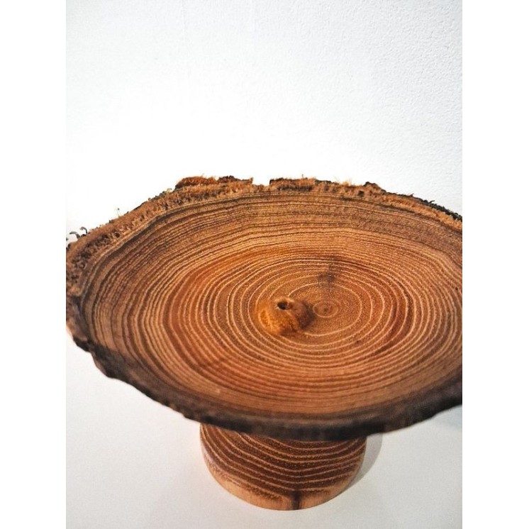 Fleur en bois de robinier faux-acacia | Pièce unique tournée à la main