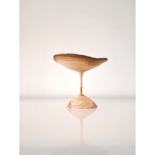 Mini fleur en aulne | Pièce unique tournée à la main