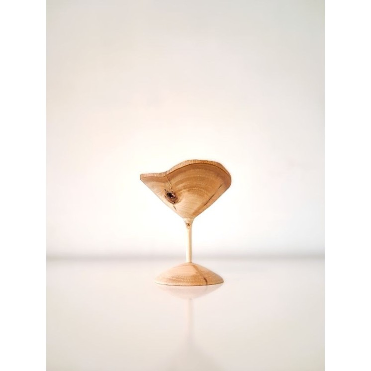 Mini fleur en aulne | Pièce unique tournée à la main